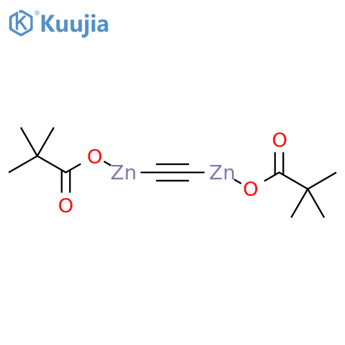 Zinc, bis(2,2-dimethylpropanoato-κO)-μ-ethynyldi- structure