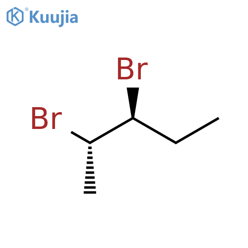 pentane, 2,3-dibromo-, (r*,r*)- structure