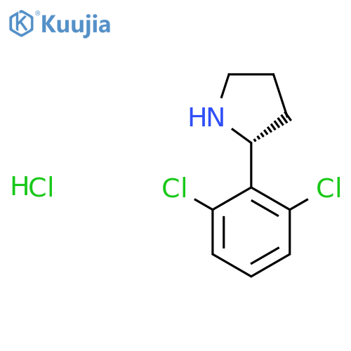 (R)-2-(2,6-Dichlorophenyl)pyrrolidine hcl structure