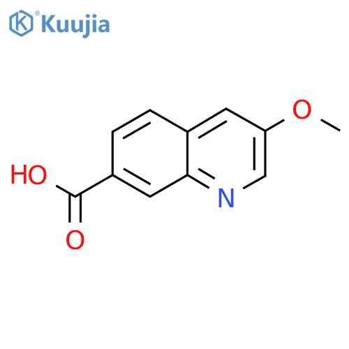 3-Methoxyquinoline-7-carboxylic acid structure