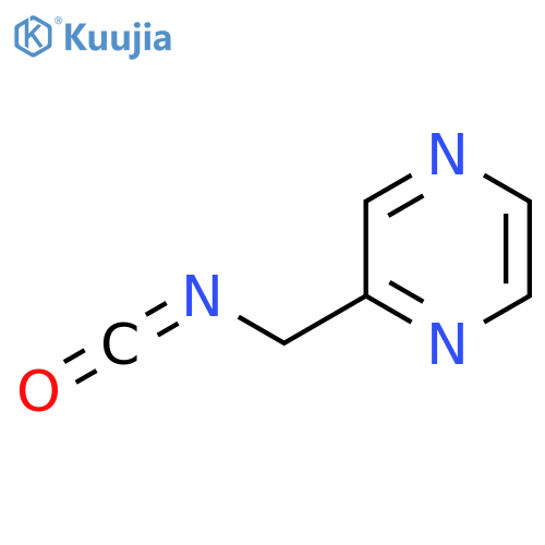 2-(isocyanatomethyl)pyrazine structure