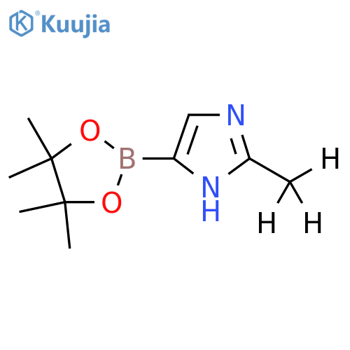 2-(methyl-d3)-4-(4,4,5,5-tetramethyl-1,3,2-dioxaborolan-2-yl)-1H-imidazole structure