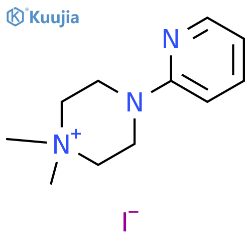 Piperazinium, 1,1-dimethyl-4-(2-pyridinyl)-, iodide structure
