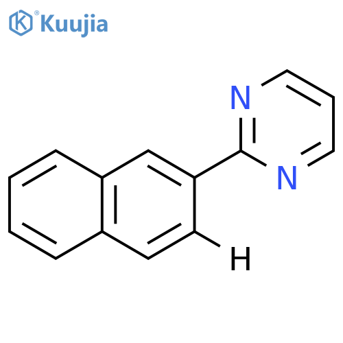 2-(2-Naphthyl-3-D)pyrimidine structure