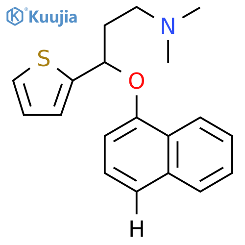3-[(1-Naphthyl-4-D)oxy]-N,N-dimethyl-3-(2-thienyl)-1-propanamine structure