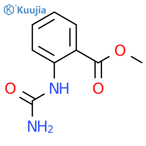 Benzoic acid,2-[(aminocarbonyl)amino]-, methyl ester structure