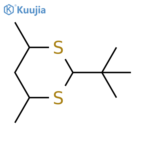 1,3-Dithiane,2-(1,1-dimethylethyl)-4,6-dimethyl-, (2a,4a,6a)- (9CI) structure