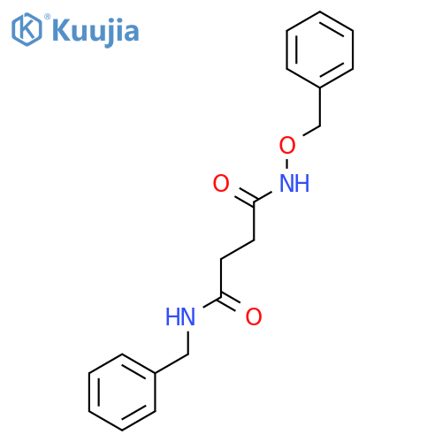 BUTANEDIAMIDE, N-(PHENYLMETHOXY)-N'-(PHENYLMETHYL)- structure