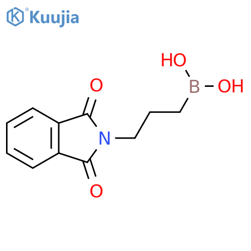 B-[3-(1,3-Dihydro-1,3-dioxo-2H-isoindol-2-yl)propyl]boronic acid structure