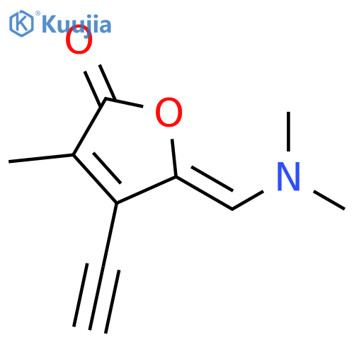 2(5H)-Furanone, 5-[(dimethylamino)methylene]-4-ethynyl-3-methyl-, (5Z)- structure