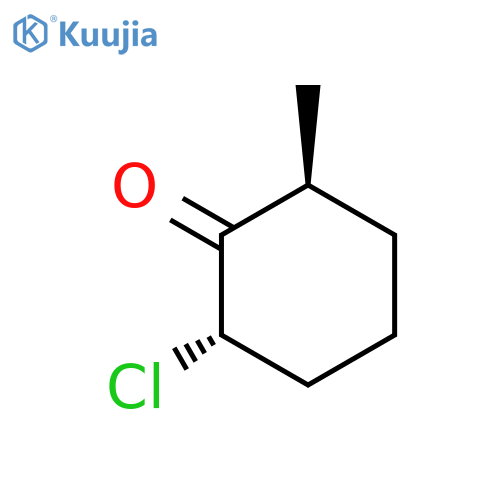 Cyclohexanone, 2-chloro-6-methyl-, trans- structure