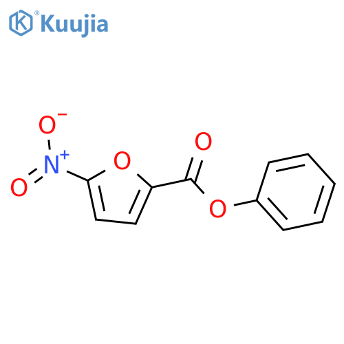 2-Furancarboxylic acid, 5-nitro-, phenyl ester structure