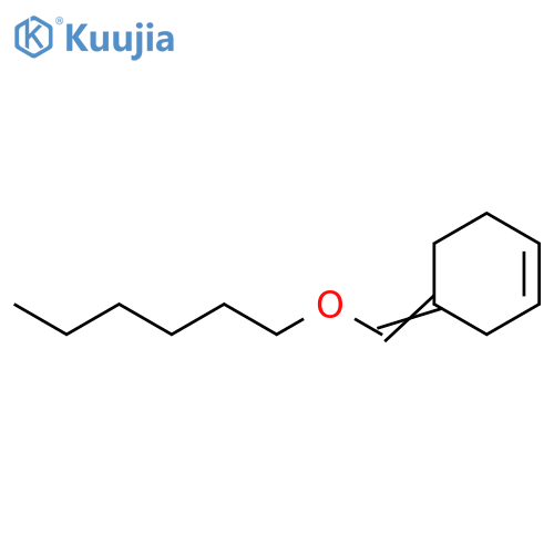 Cyclohexene, 4-[(hexyloxy)methylene]- structure