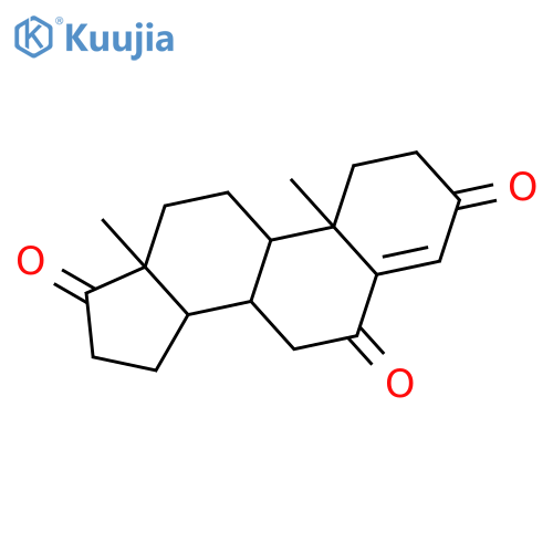 Androst-4-ene-3,6,17-trione structure