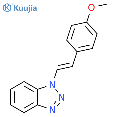 1-[(E)-2-(4-Methoxyphenyl)ethenyl]-1H-1,2,3-benzotriazole structure