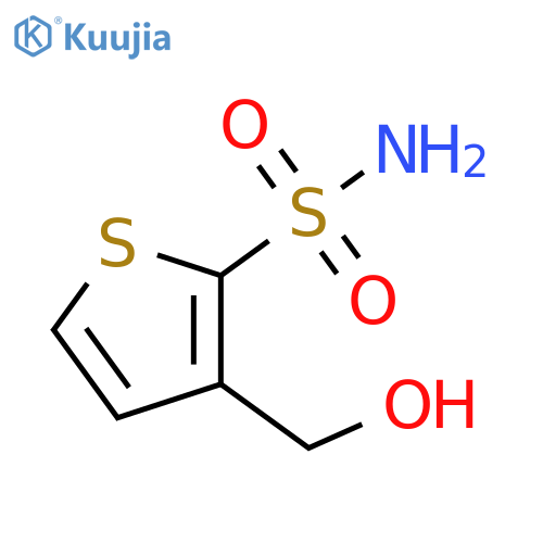 2-Thiophenesulfonamide,3-(hydroxymethyl)- structure