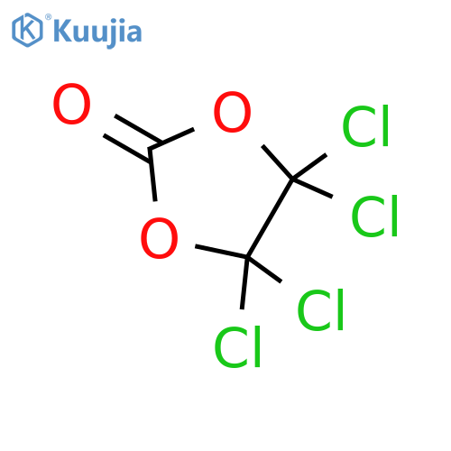 4,4,5,5-tetrachloro-1,3-dioxolan-2-one structure