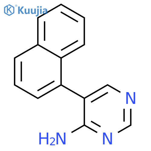 4-Pyrimidinamine,5-(1-naphthalenyl)- structure