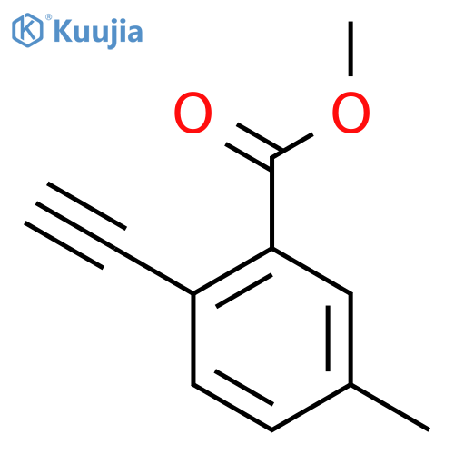 Methyl 2-ethynyl-5-methylbenzoate structure