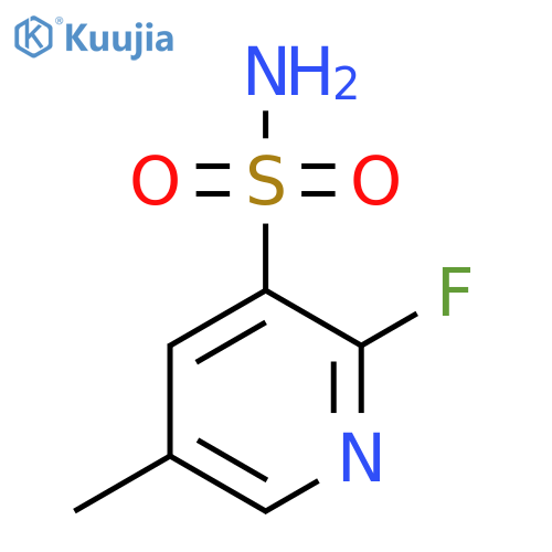 2-Fluoro-5-methylpyridine-3-sulfonamide structure