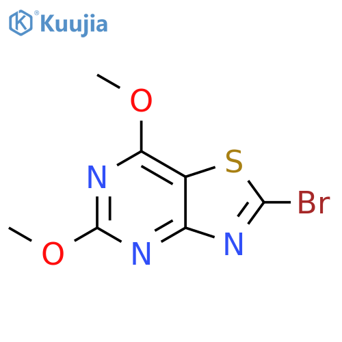 2-bromo-5,7-dimethoxy-1,3thiazolo4,5-dpyrimidine structure