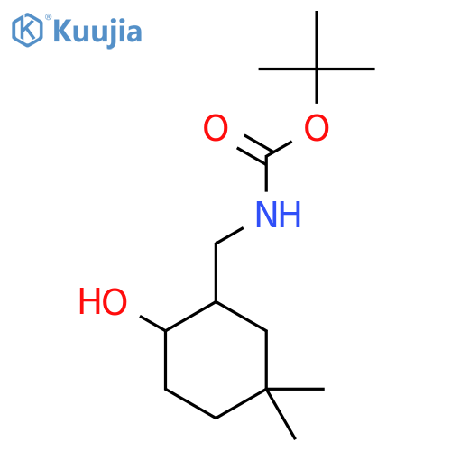 tert-butyl N-(2-hydroxy-5,5-dimethylcyclohexyl)methylcarbamate structure