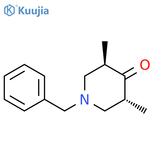 rac-(3R,5R)-1-benzyl-3,5-dimethylpiperidin-4-one, trans structure