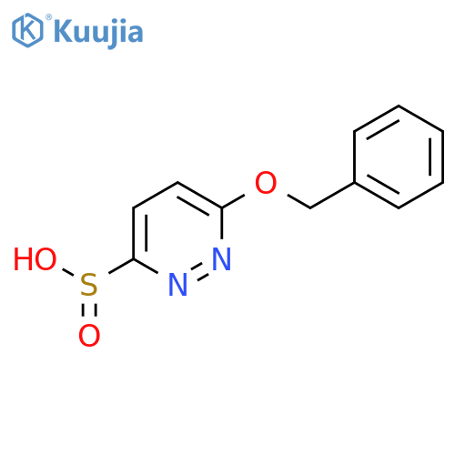 6-(benzyloxy)pyridazine-3-sulfinic acid structure