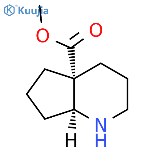 4aH-Cyclopenta[b]pyridine-4a-carboxylic acid, octahydro-, methyl ester, (4aR,7aS)-rel- structure