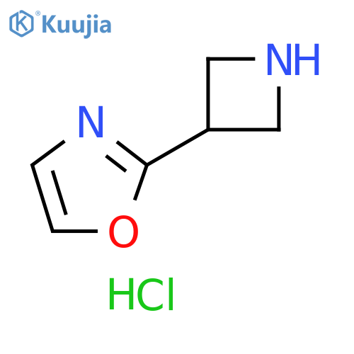 Oxazole, 2-(3-azetidinyl)-, hydrochloride (1:1) structure
