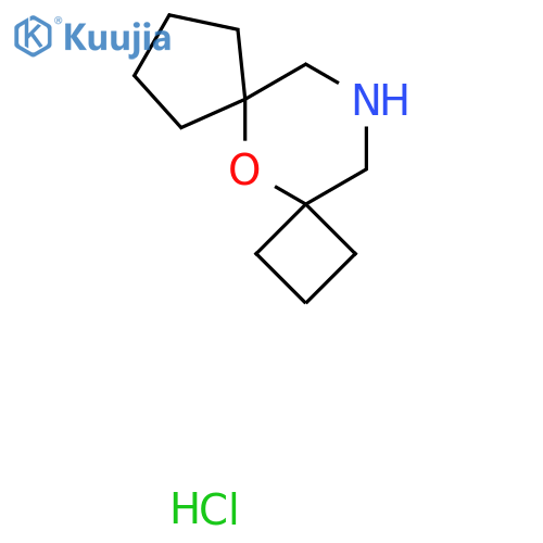5-Oxa-12-azadispiro[3.1.46.34]tridecane;hydrochloride structure