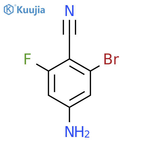 4-Amino-2-bromo-6-fluorobenzonitrile structure