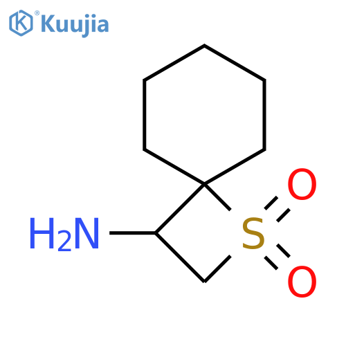 3-amino-1lambda6-thiaspiro3.5nonane-1,1-dione structure