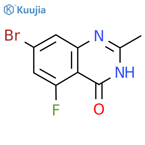 7-Bromo-5-fluoro-2-methyl-3,4-dihydroquinazolin-4-one structure