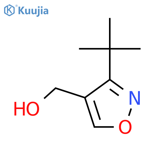 (3-Tert-butyl-1,2-oxazol-4-yl)methanol structure