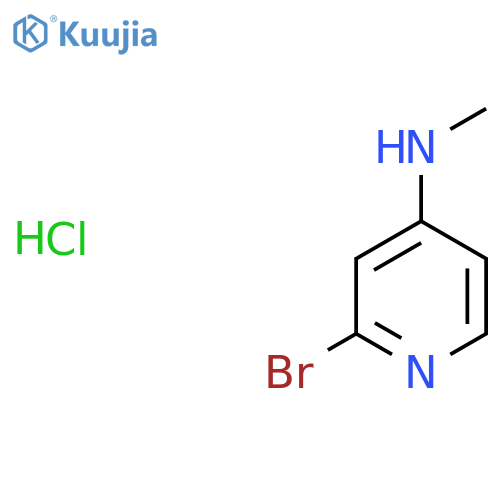2-Bromo-N-methylpyridin-4-amine;hydrochloride structure