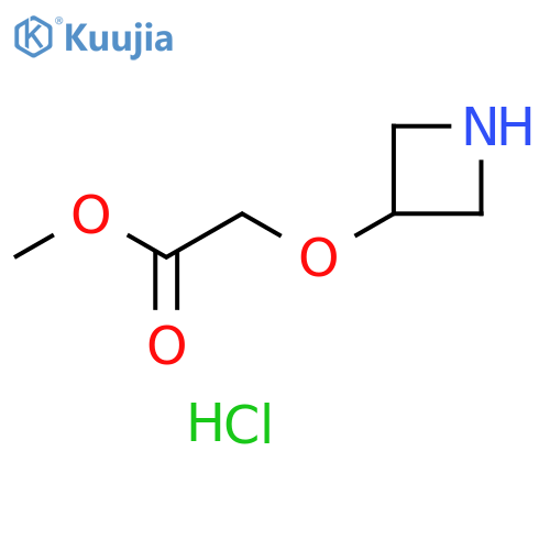 Acetic acid, 2-(3-azetidinyloxy)-, methyl ester, hydrochloride (1:1) structure