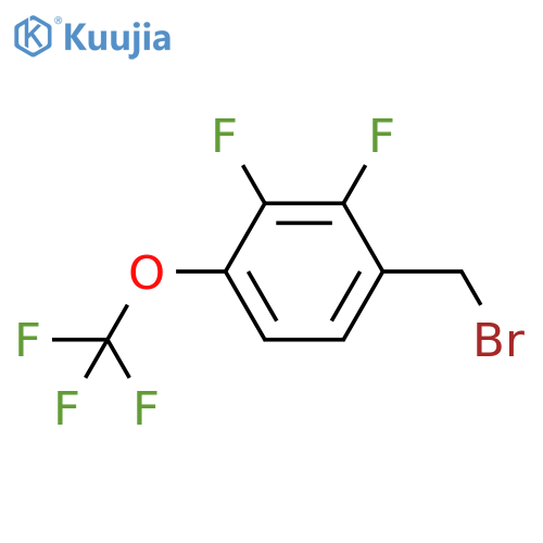 2,3-Difluoro-4-(trifluoromethoxy)benzyl bromide structure