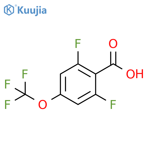 2,6-Difluoro-4-(trifluoromethoxy)benzoic acid structure