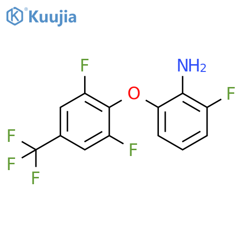 Benzenamine, 2-[2,6-difluoro-4-(trifluoromethyl)phenoxy]-6-fluoro- structure