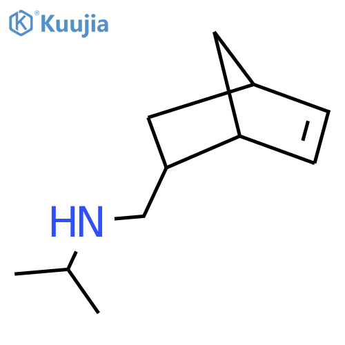 ({bicyclo[2.2.1]hept-5-en-2-yl}methyl)(propan-2-yl)amine structure