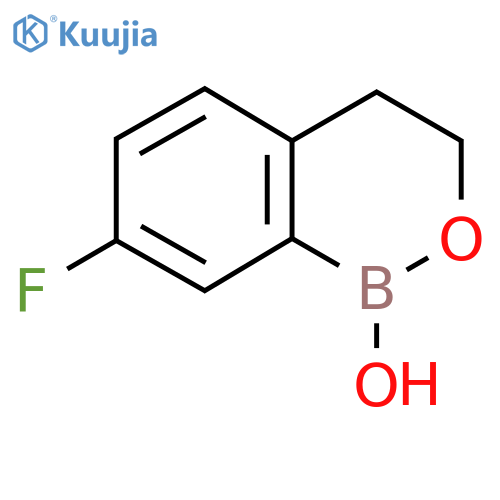 7-fluoro-3,4-dihydro-1H-2,1-benzoxaborinin-1-ol structure