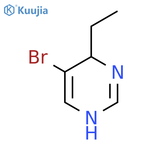 5-Bromo-4-ethyl-3,4-dihydropyrimidine structure