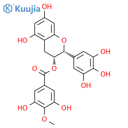Benzoic acid,3,5-dihydroxy-4-methoxy-,(2R,3R)-3,4-dihydro-5,7-dihydroxy-2-(3,4,5-trihydroxyphenyl)-2H-1-benzopyran-3-ylester structure