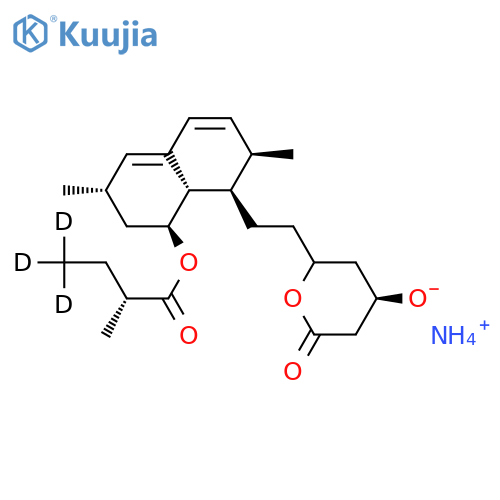 Lovastatin-d3 ammonium salt structure