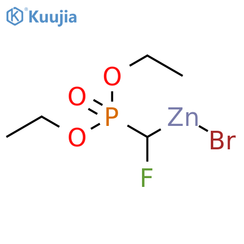 Zinc, bromo[(diethoxyphosphinyl)fluoromethyl]- structure
