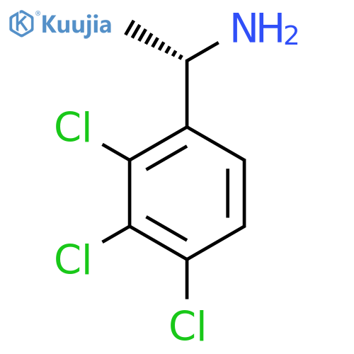 (1S)-1-(2,3,4-trichlorophenyl)ethan-1-amine structure