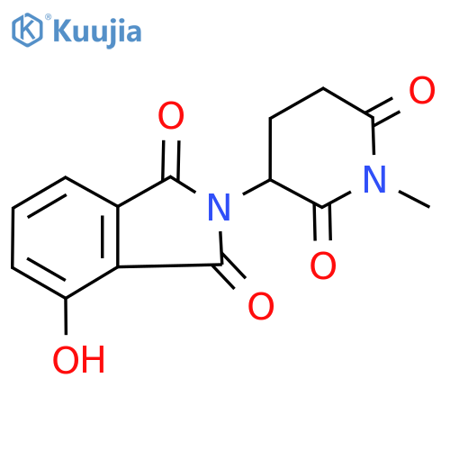 4-Hydroxy-2-(1-methyl-2,6-dioxopiperidin-3-yl)isoindoline-1,3-dione structure