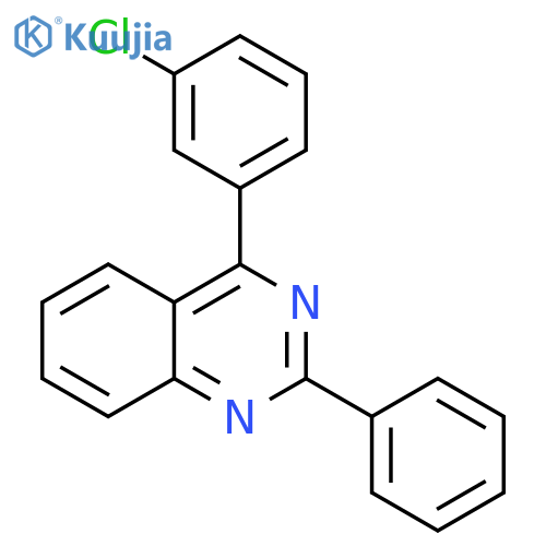 Quinazoline, 4-(3-chlorophenyl)-2-phenyl- structure