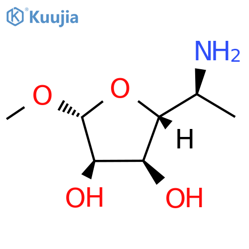 (2R,3S,4R,5R)-2-[(1S)-1-Aminoethyl]-5-methoxyoxolane-3,4-diol structure